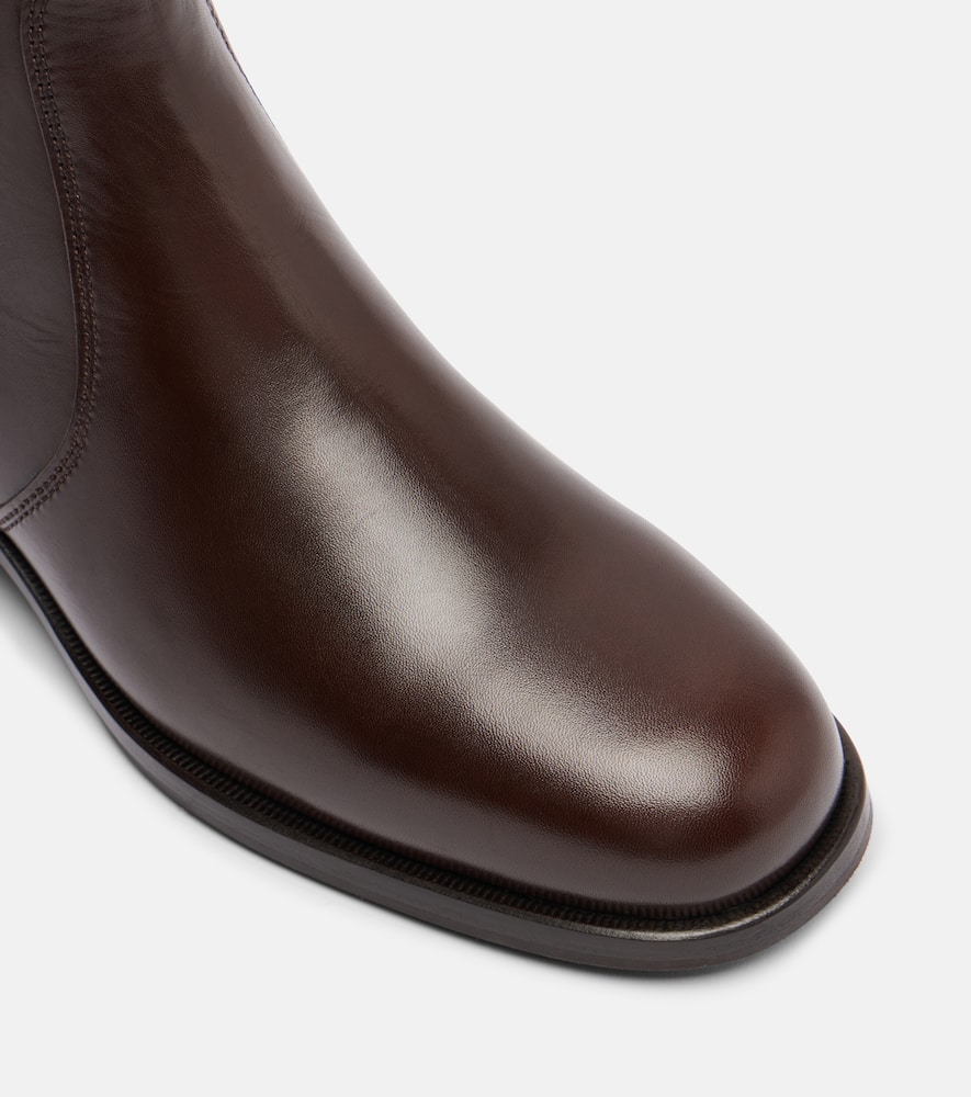 Leather Chelsea boots