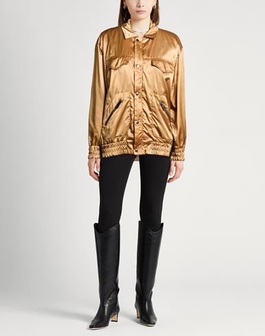 Woman Jacket Camel Size 4 Polyamide