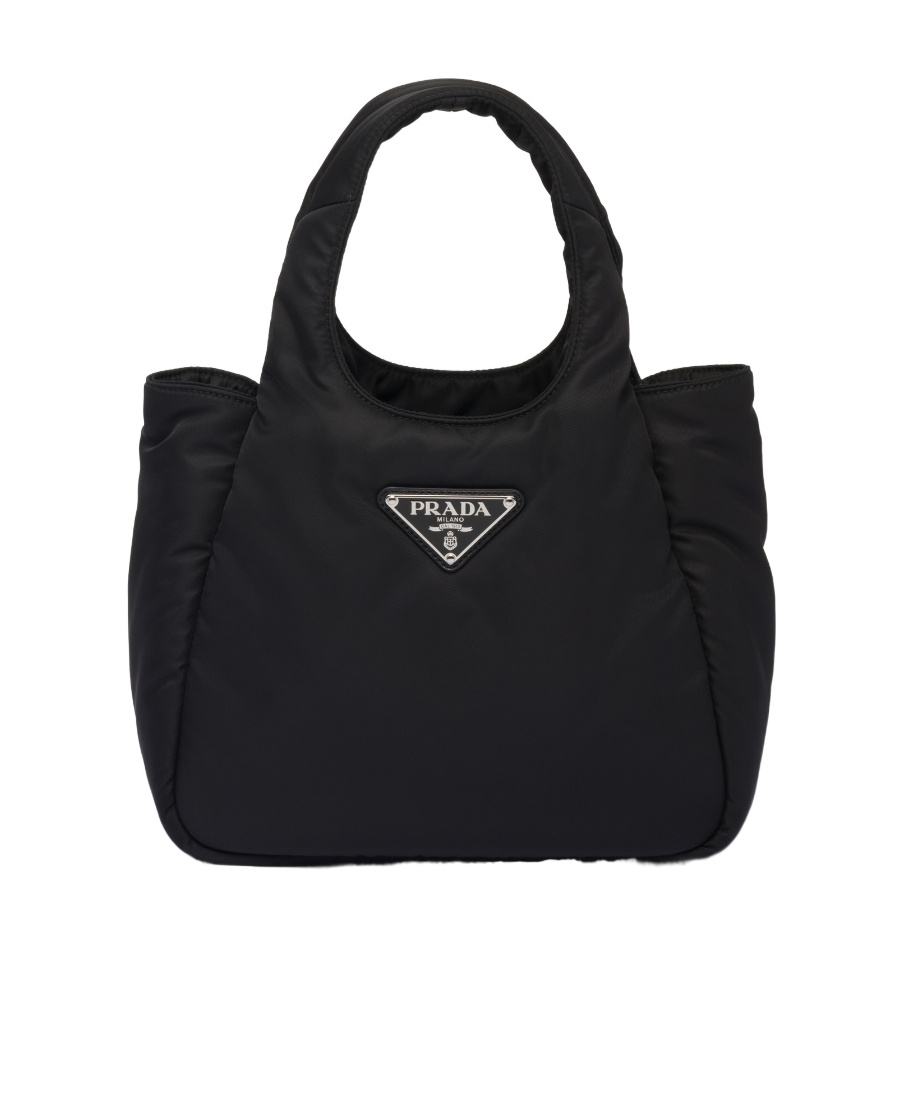 Small padded Re-Nylon tote bag