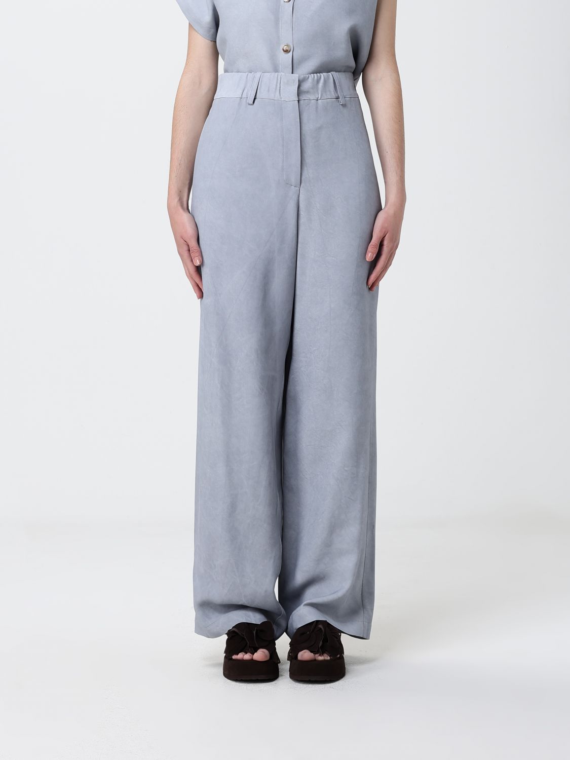 Pants Woman color Denim