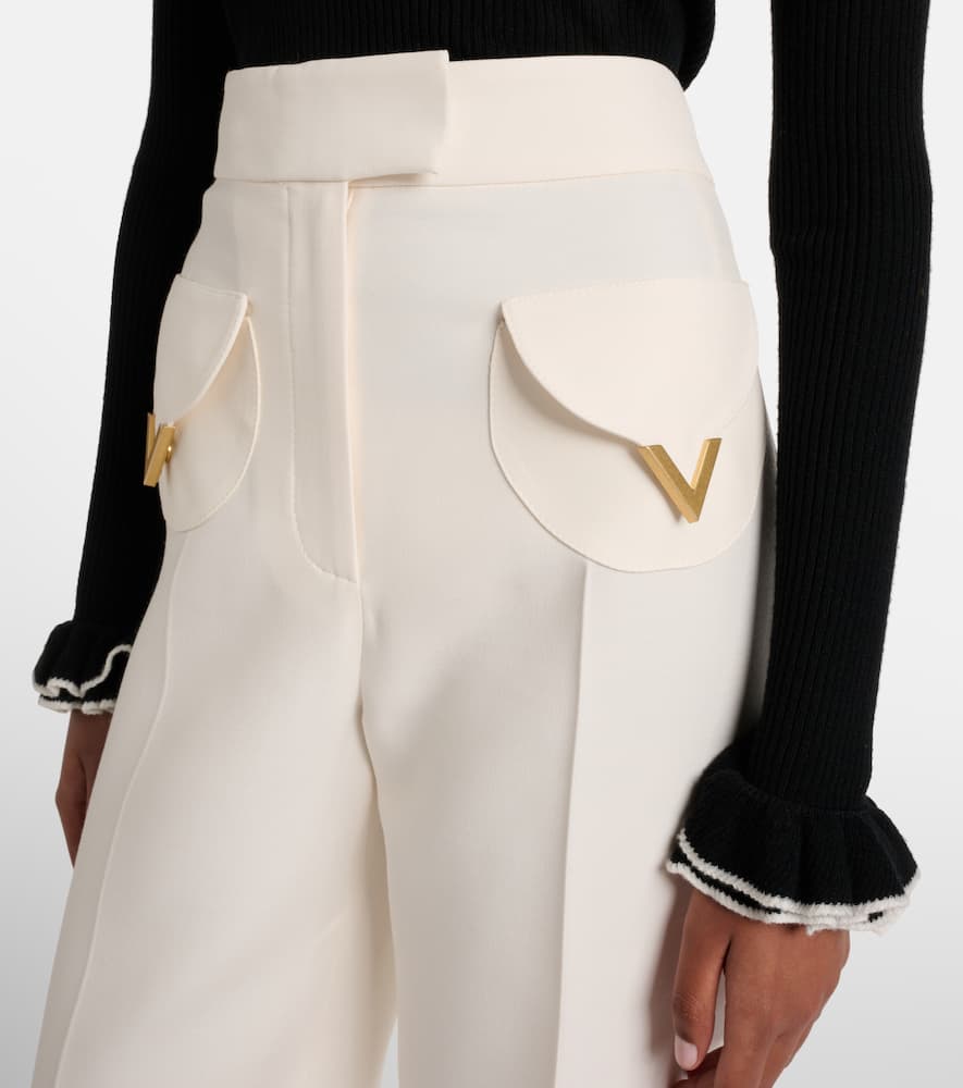 Crepe Couture wide-leg pants