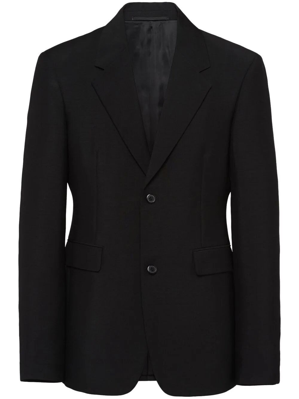 Single-Breasted Wool Jacket