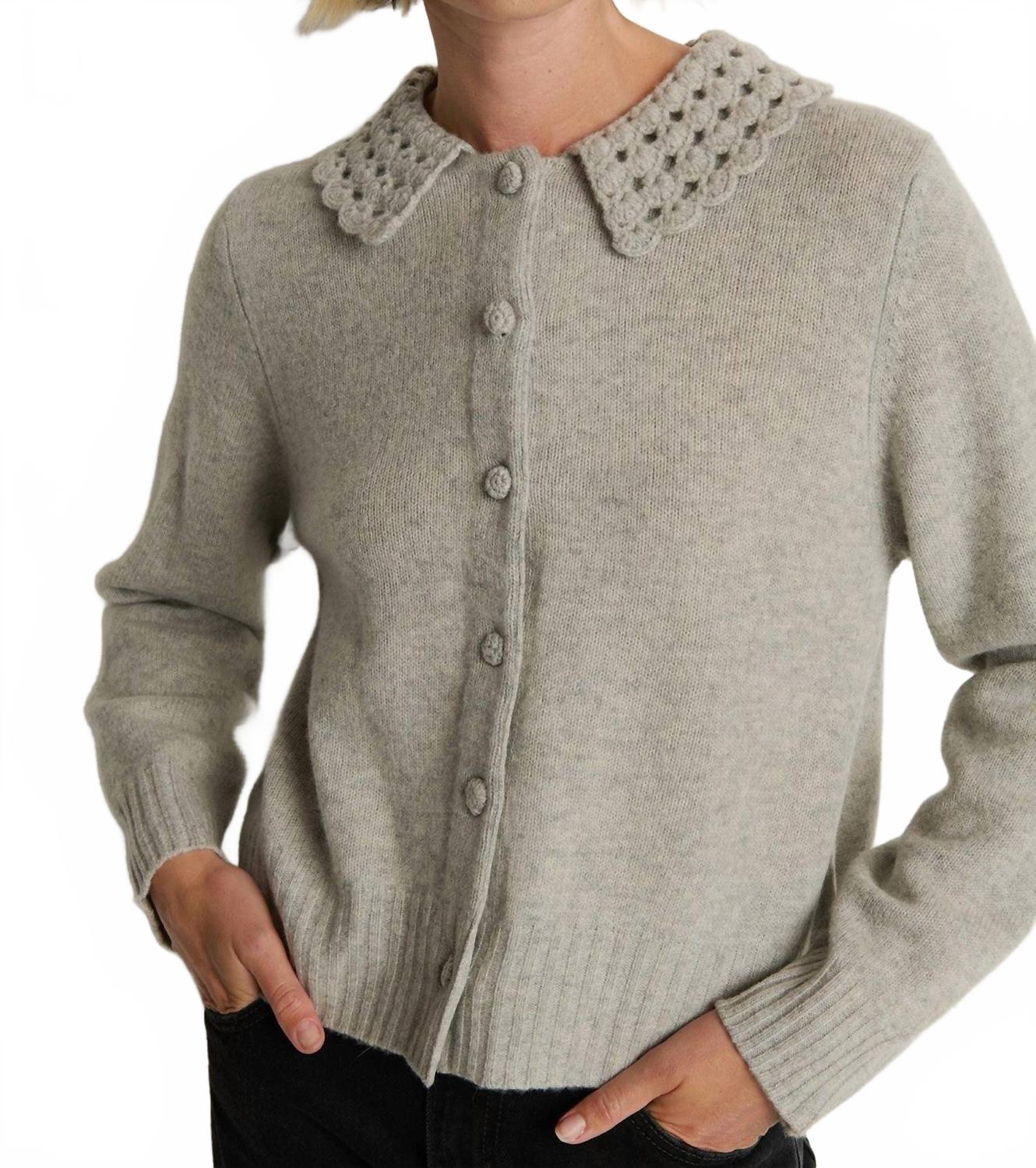 Addie Cardigan In Heather Grey