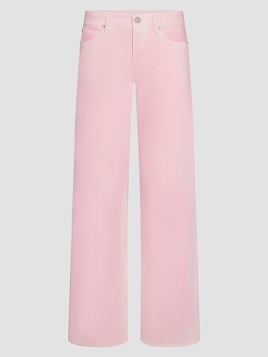 Women's Amelia Gray x The Gray Wide-Leg Low Rise Jeans - Cotton Candy