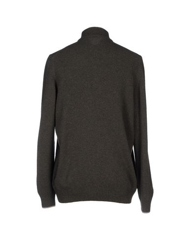 Man Turtleneck Dark green Size 36 Virgin Wool