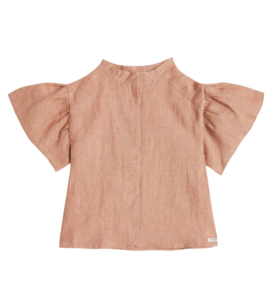 Rosalie linen-blend shirt