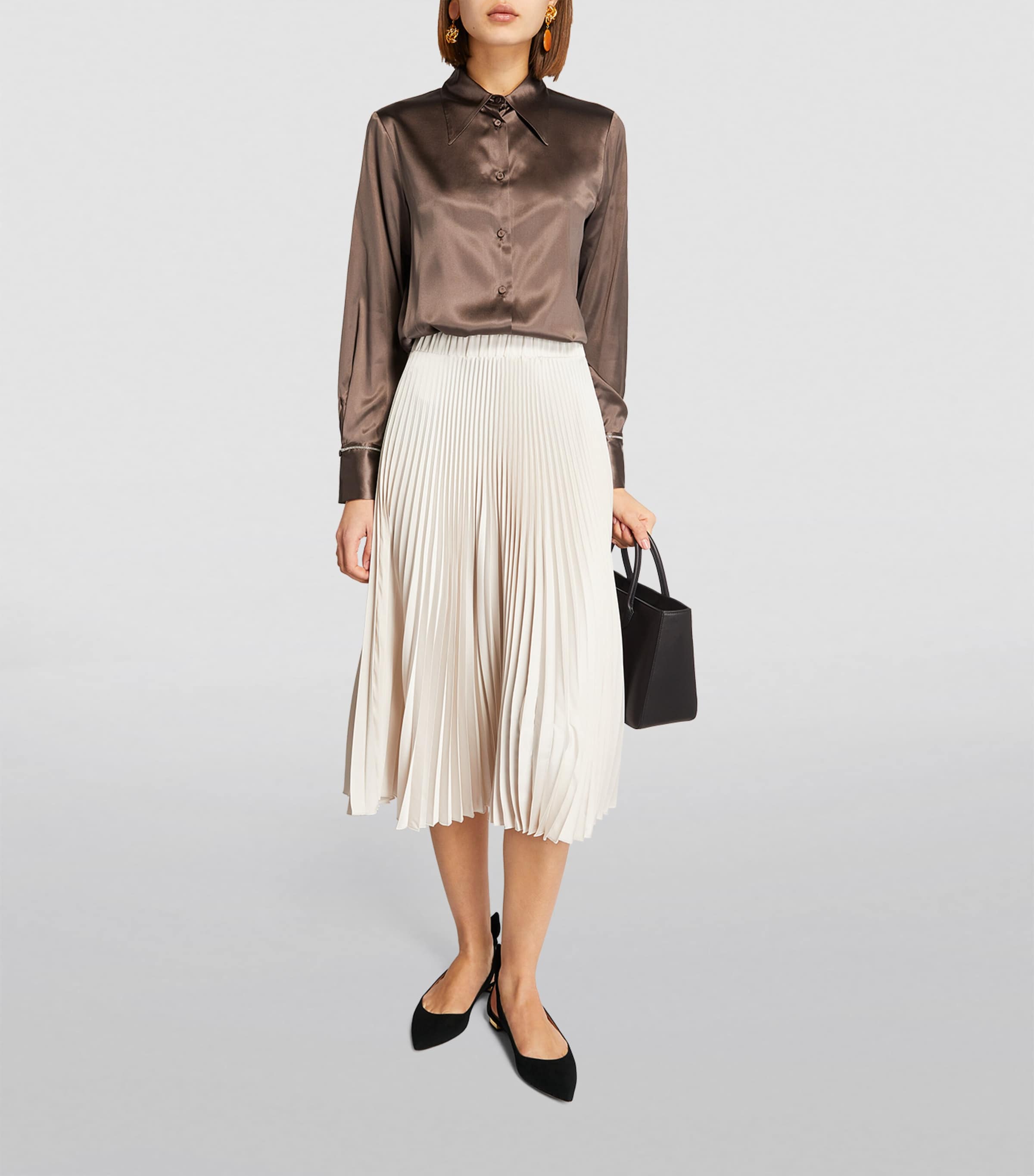 Suede Bow Tie Ballet Flats