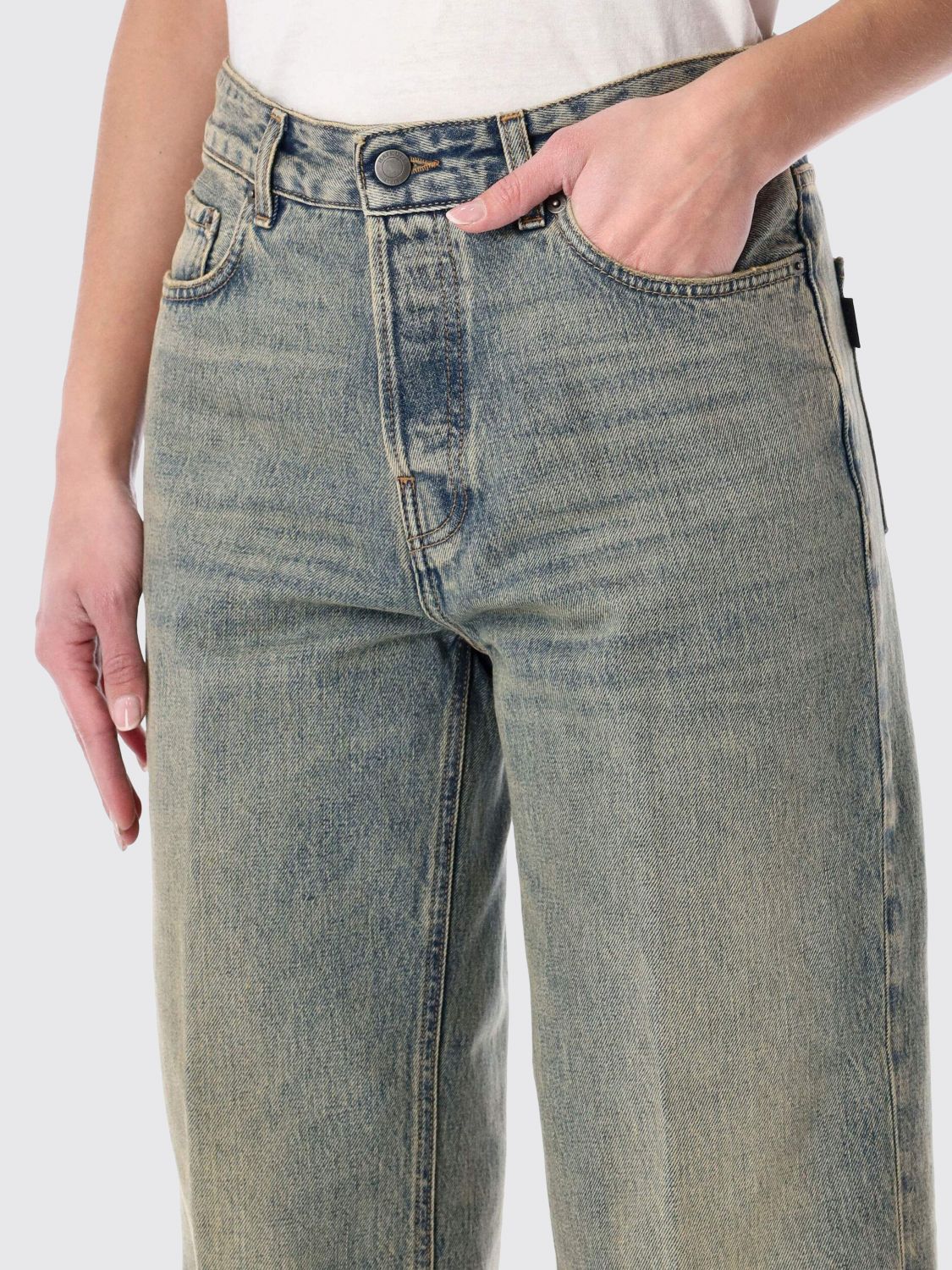 Jeans Woman color Denim