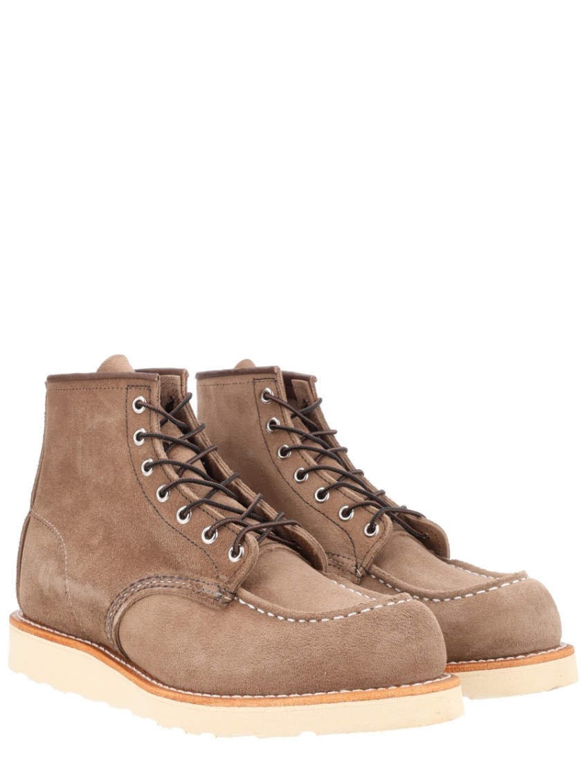 Beige Solid Boots
