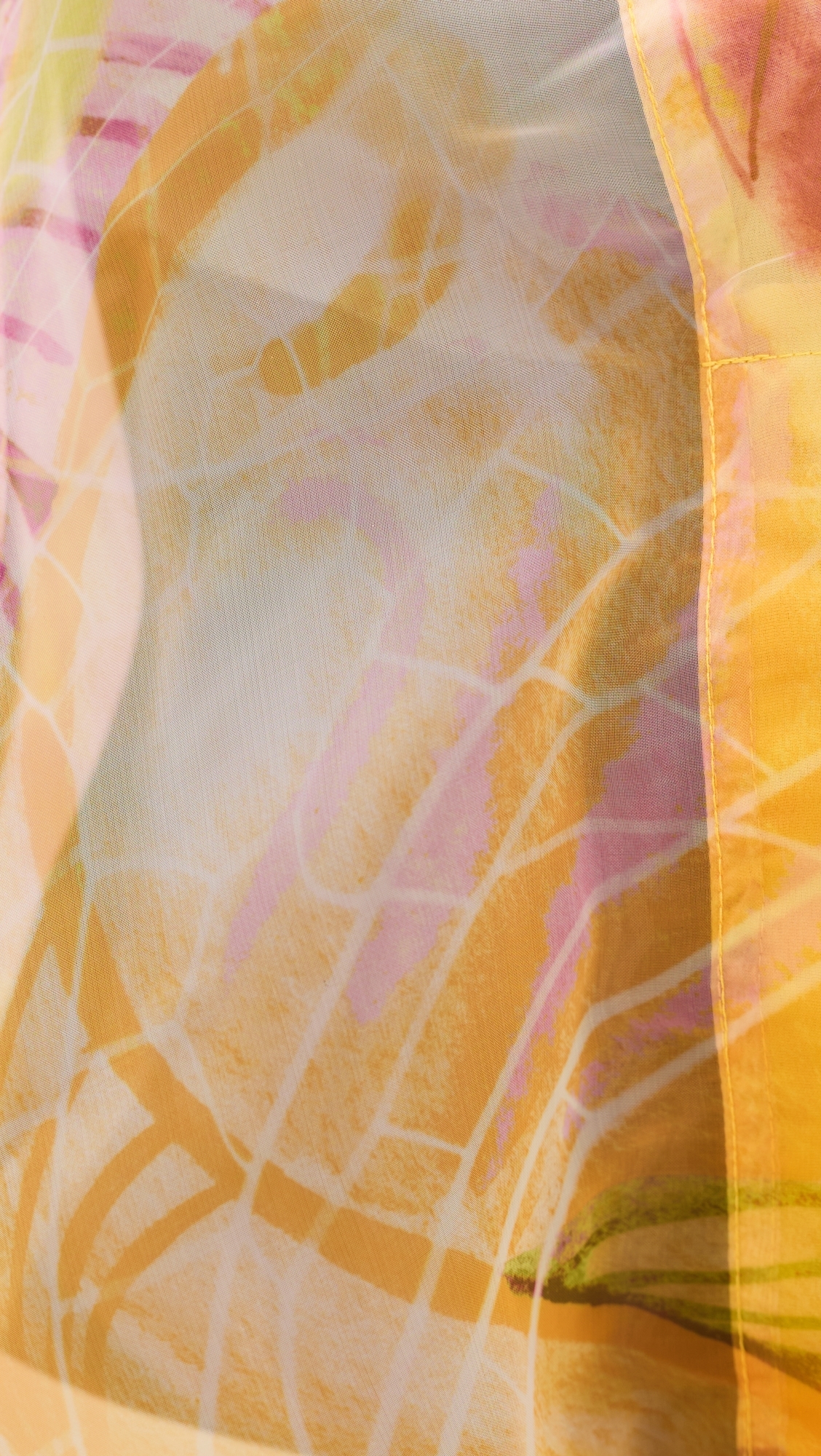 Labu Organza Robe Vibra Print One Size