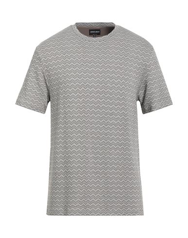 Man Sweater Light grey Size 38 Viscose, Elastane