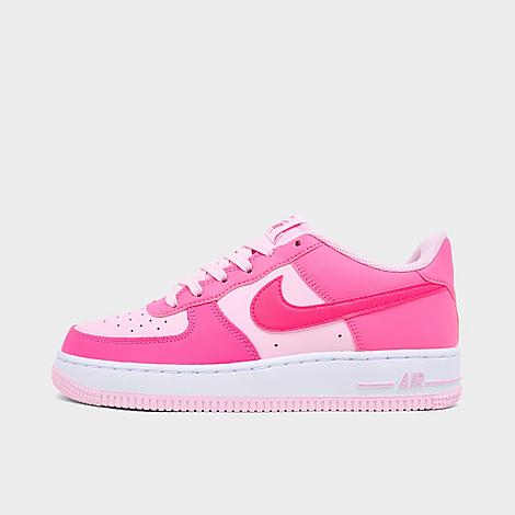Big Kids Air Force 1 Low Casual Shoes in Pinksicle/Pink Foam/White