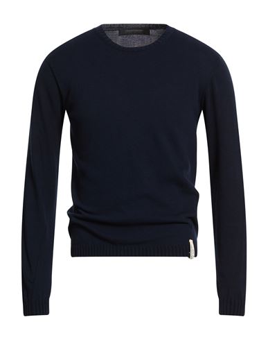 Patrizio Piscaglia Man Sweater Navy Size 38 Cotton