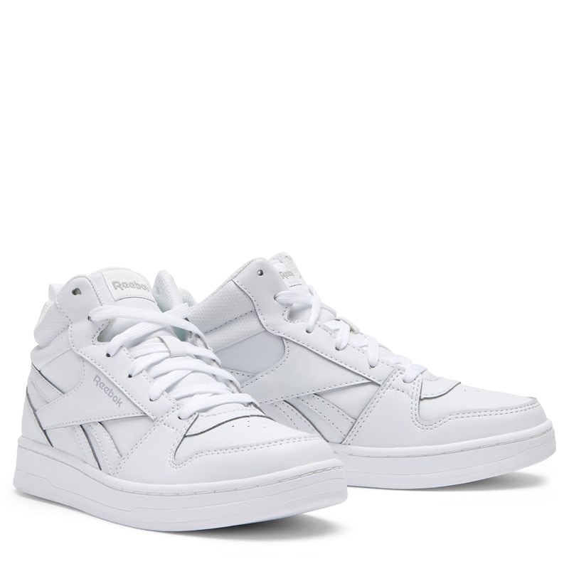 Kids' Royal Prime 2.0 Mid Top Sneaker Little/Big Kid Shoes (White)