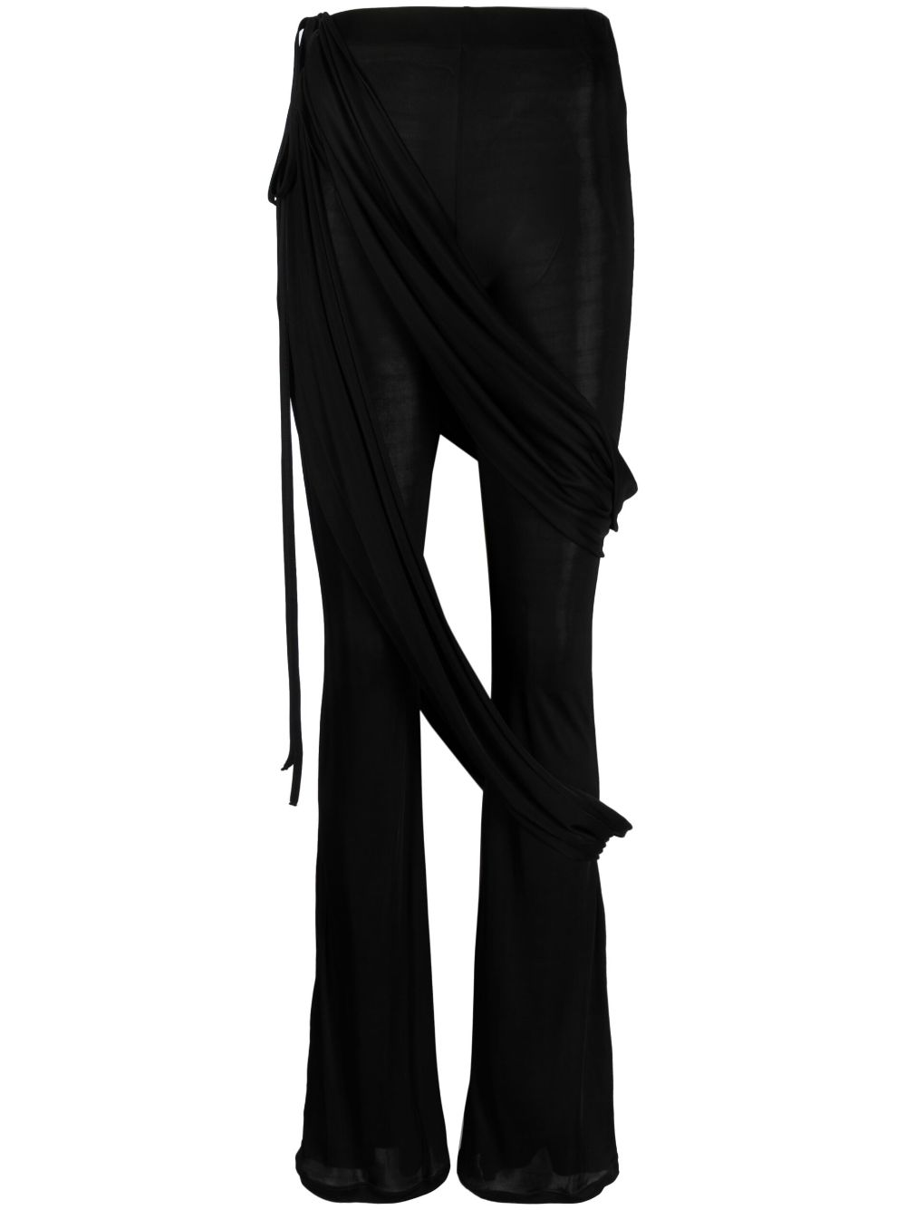 High-waist trousers - Black