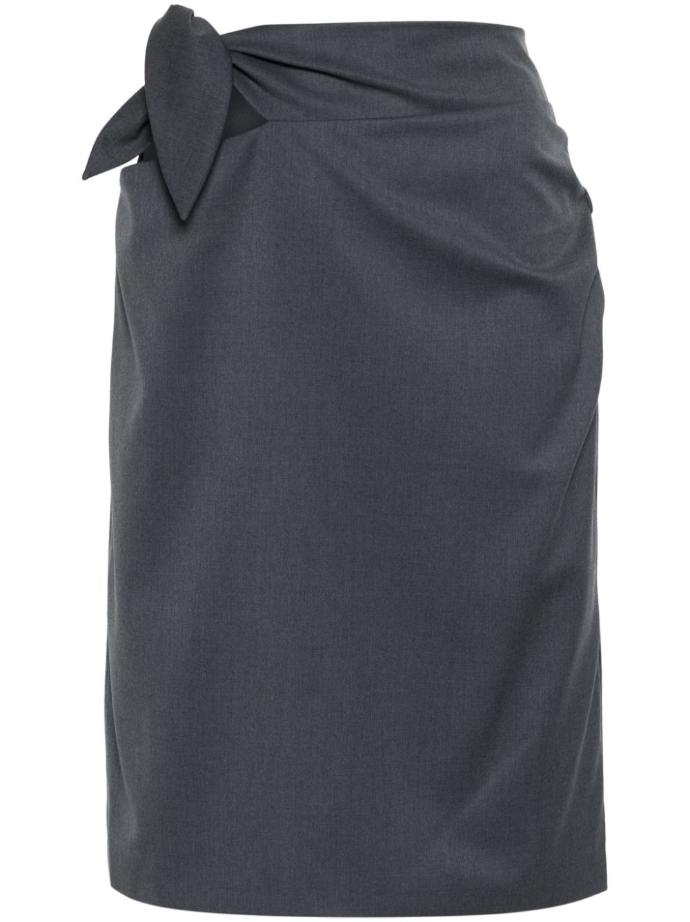 Castlerock tied midi skirt - Grey