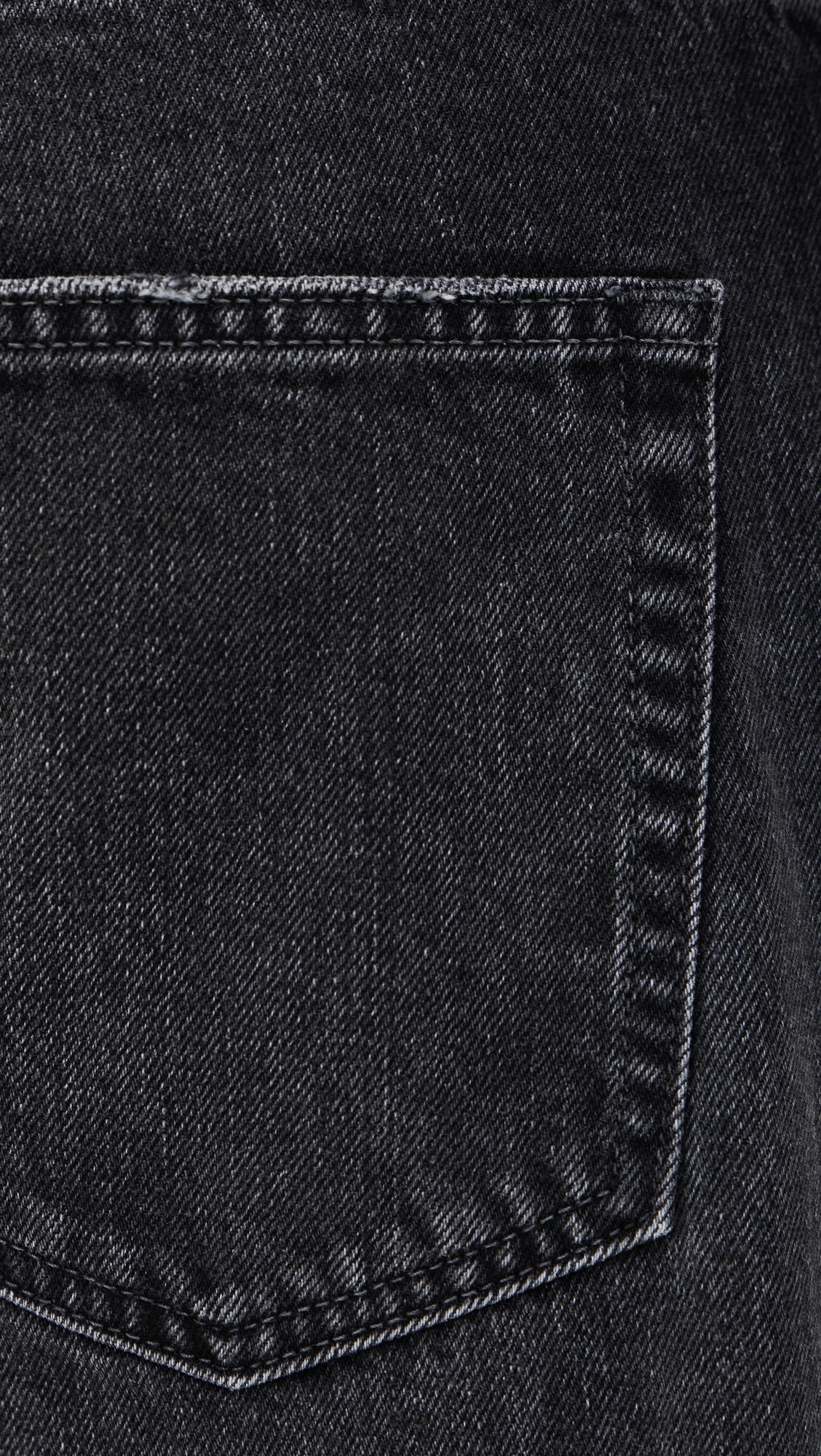 60s Straight Denim Jeans Vintage Black