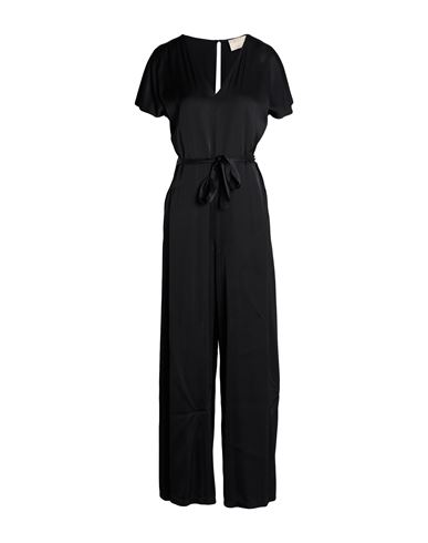 Woman Jumpsuit Black Size 6 Viscose