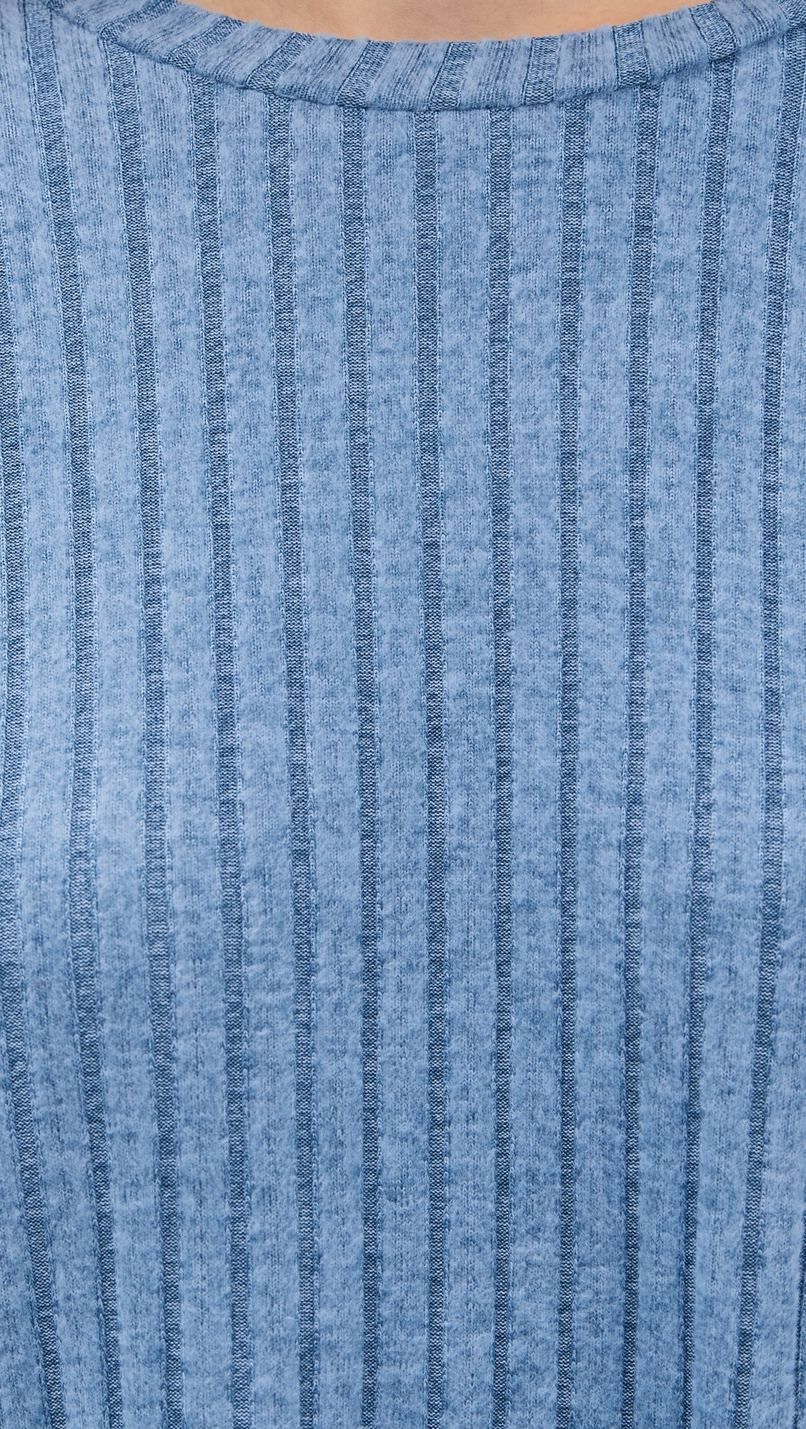 Daydream Rib Long Sleeve Tee Oceanic Blue