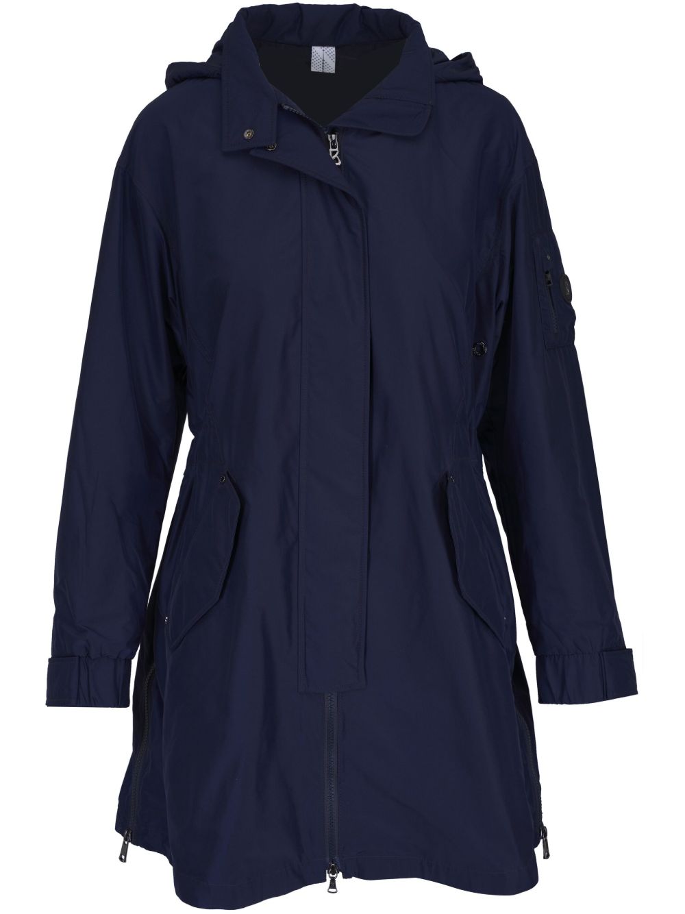 BOGNER logo-patch parka - Blue