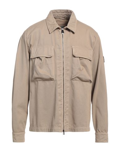 Man Jacket Beige Size L Cotton