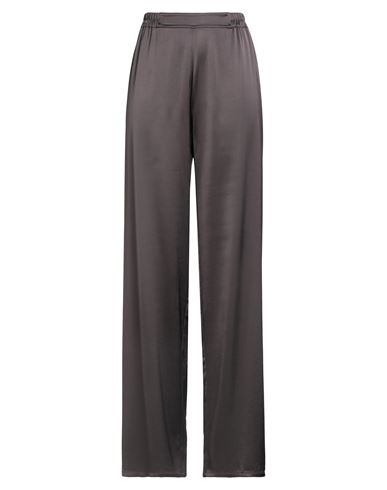 Woman Pants Dark brown Size 4 Viscose, Wool
