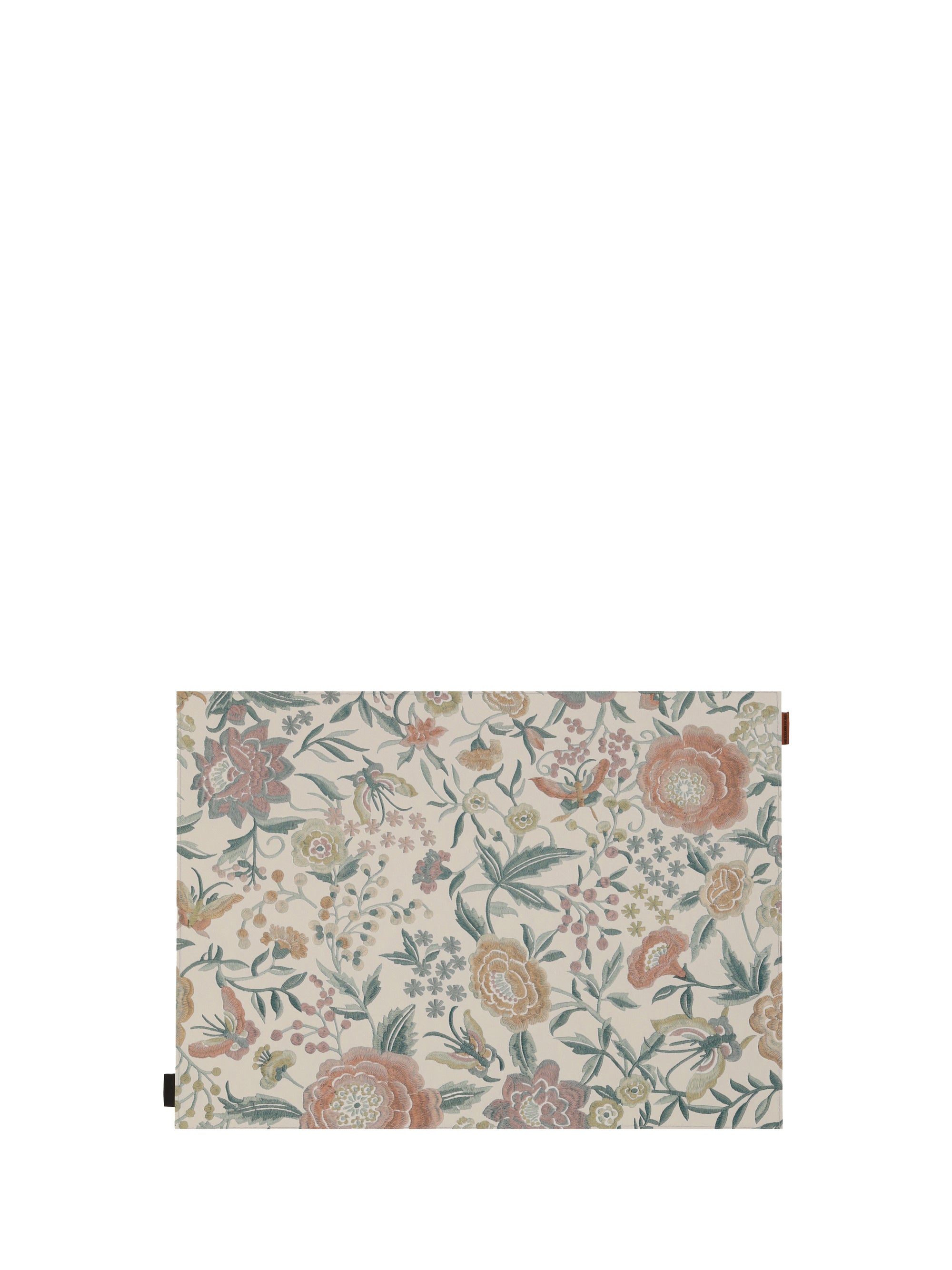 Floral Jacquard Placemats — Green