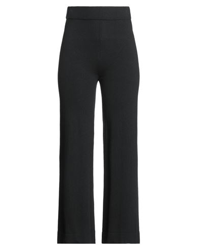 Woman Pants Black Size M Wool, Viscose, Polyamide, Cashmere