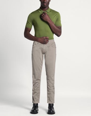 Man Pants Khaki Size 30 Cotton, Elastane