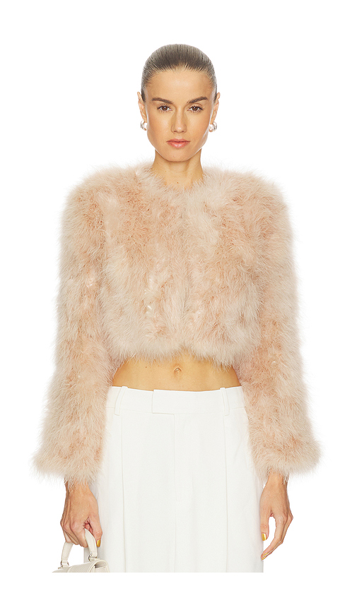 Bubish Manhattan Crop Jacket in Cream. XS/S. Also in