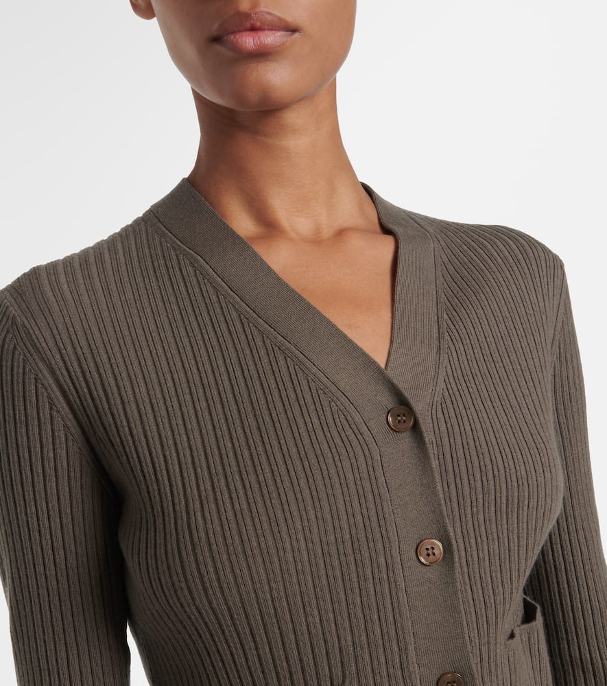 Wool-blend cardigan