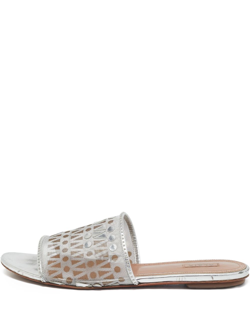 Mesh sandals - Silver