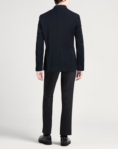 Man Blazer Midnight blue Size 36 Polyester, Viscose, Elastane