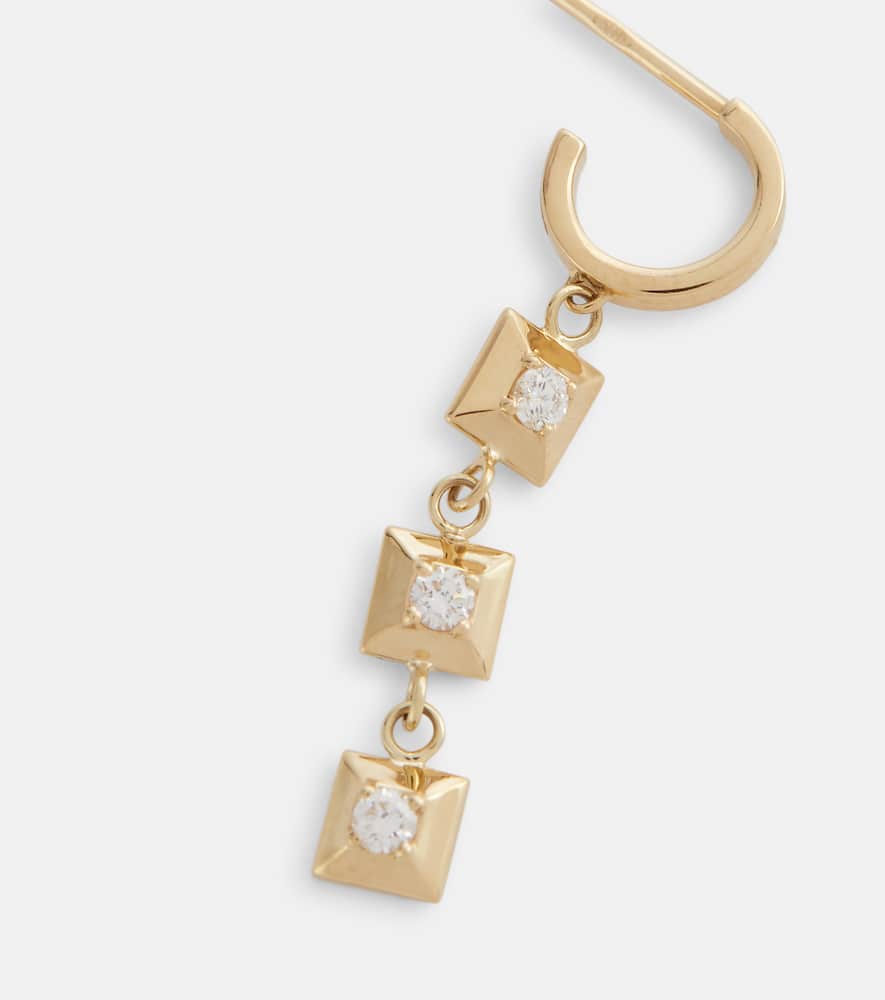 Eéra Mini EÉRA 18kt gold single earring with diamonds