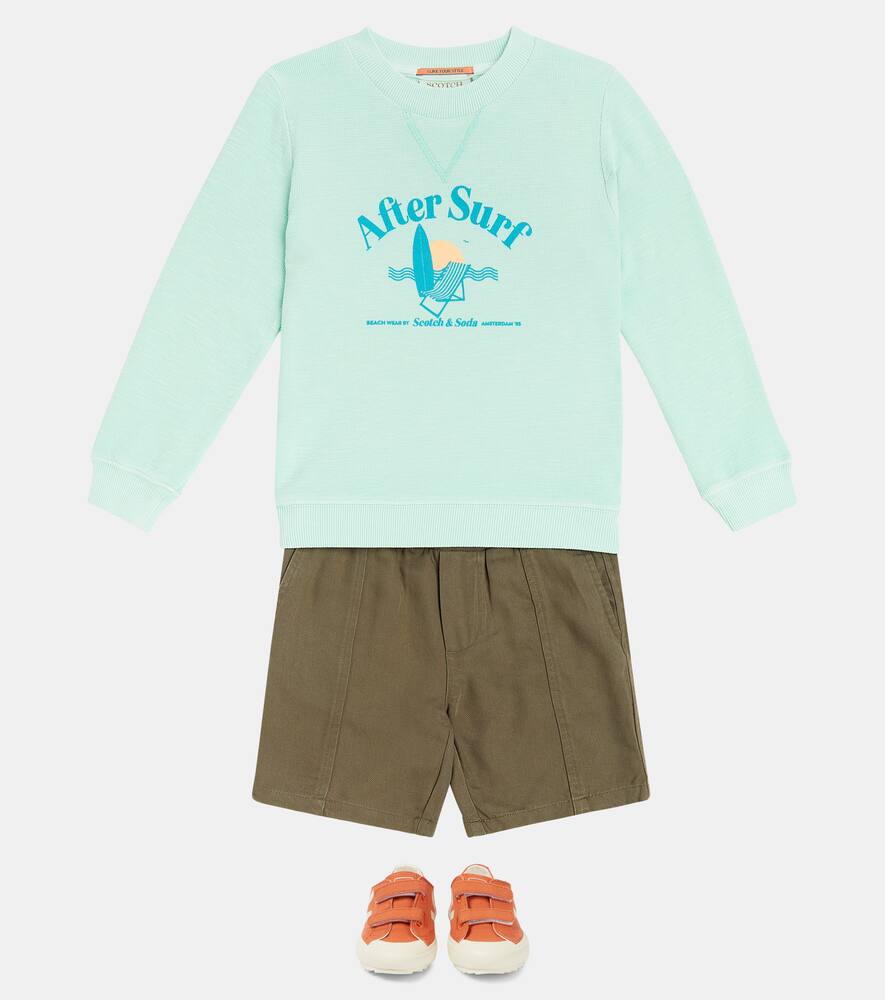 Scotch & Soda Kids Printed jersey sweatshirt