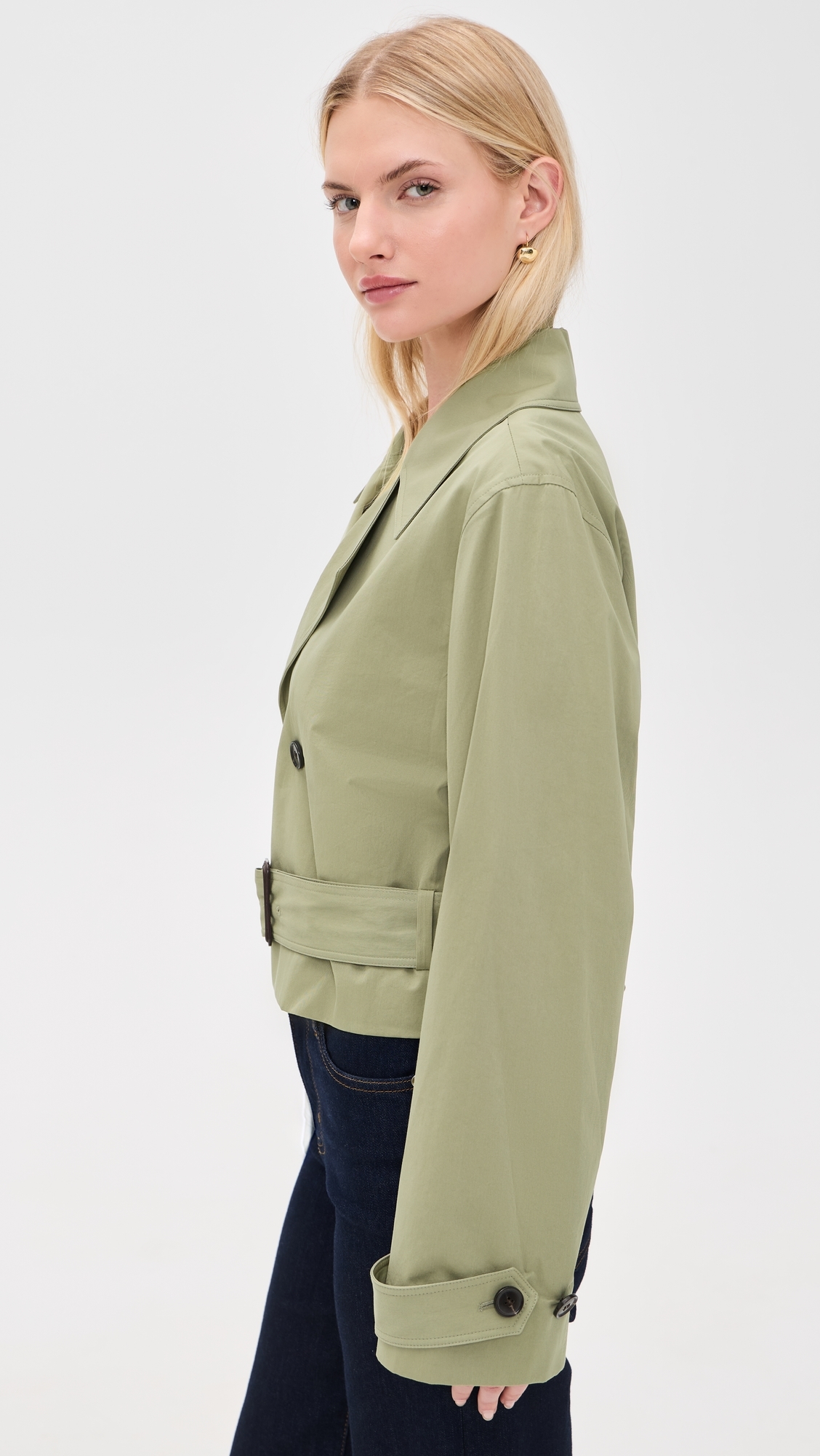 The Uniform Trench Coat Military Green