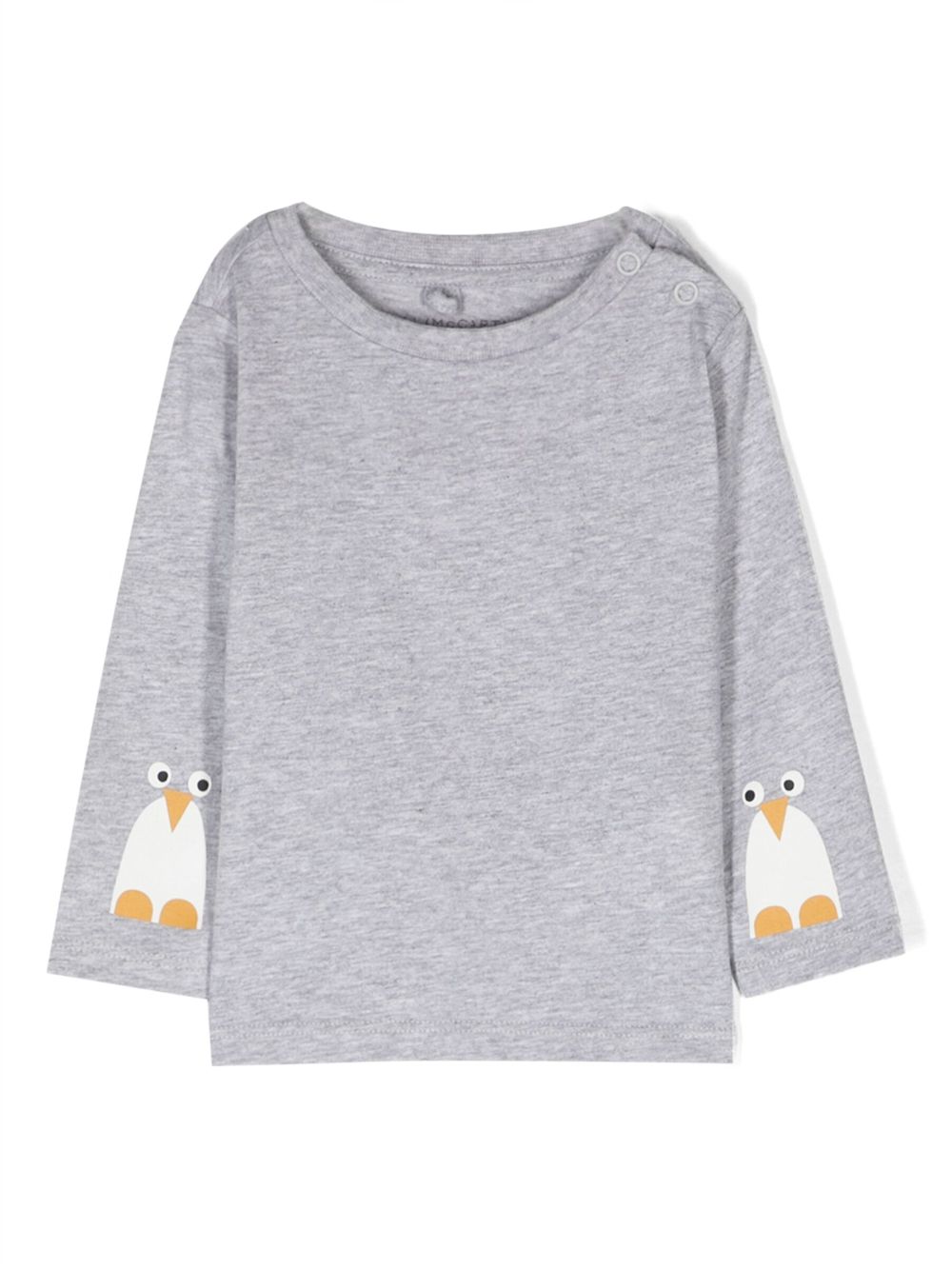 Graphic-print cotton T-shirt - Grey