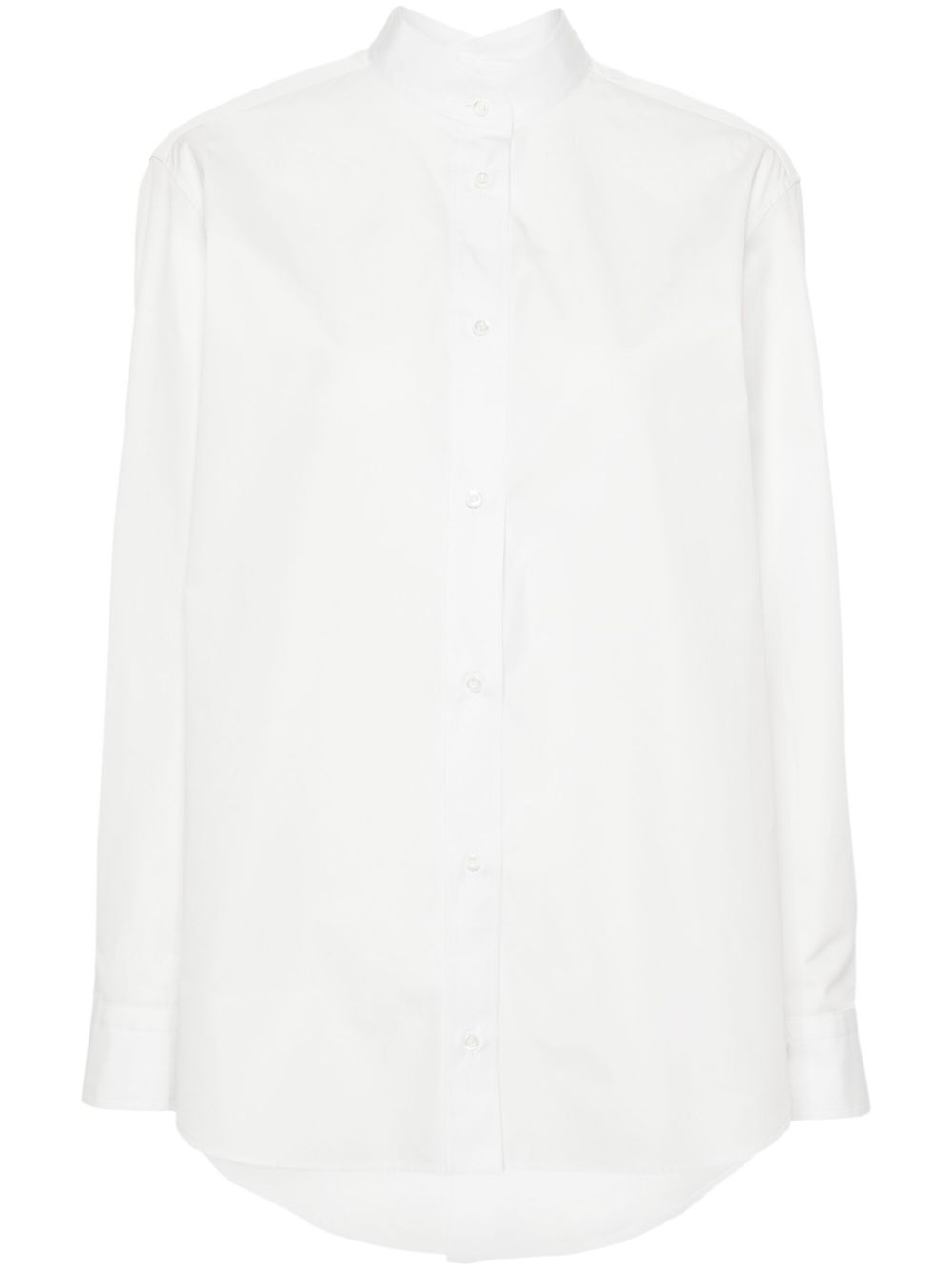 Poplin cotton shirt - White
