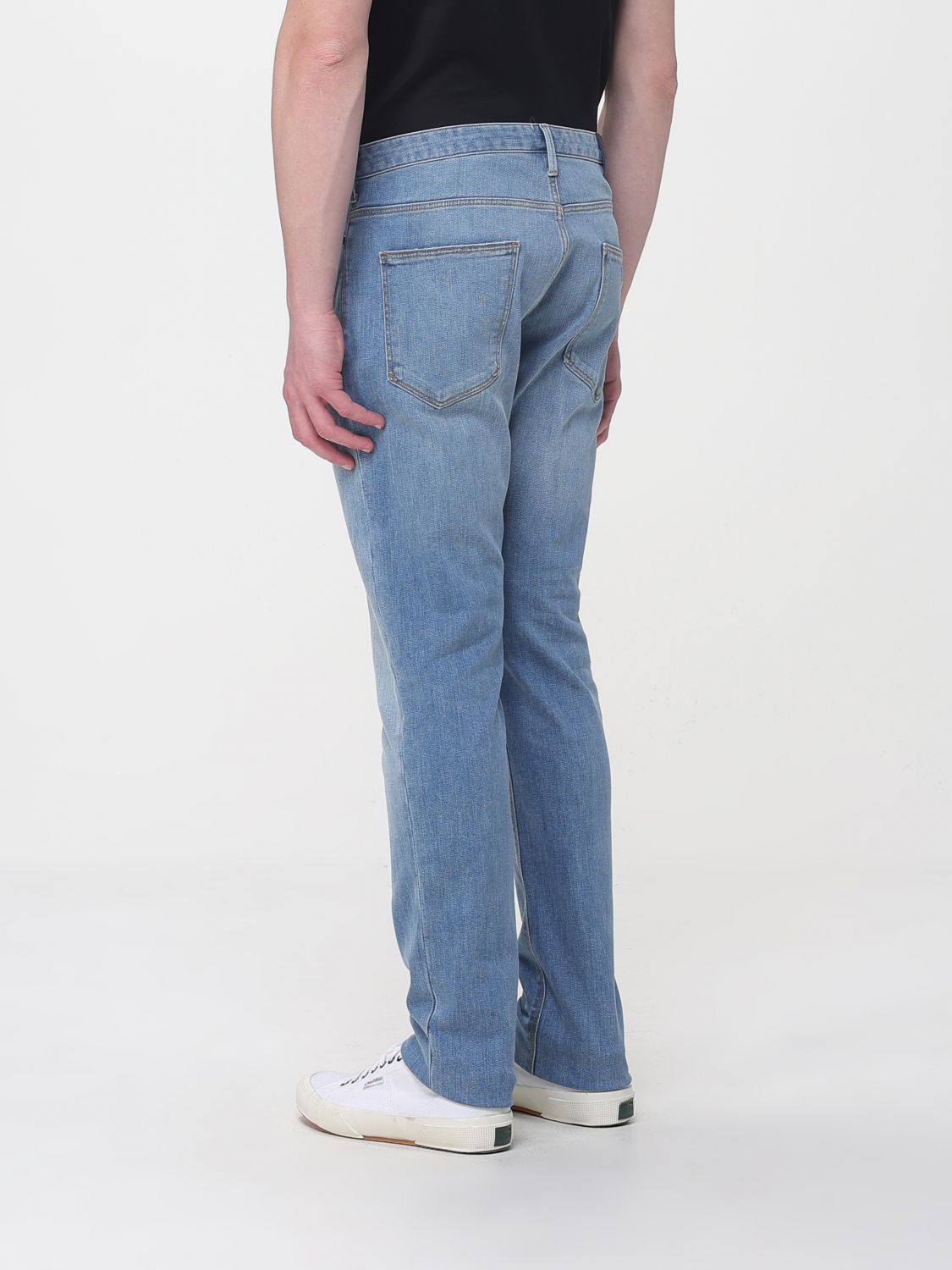Jeans Men color Gnawed Blue