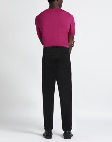 Man Pants Black Size 32 Polyester, Cotton, Elastane