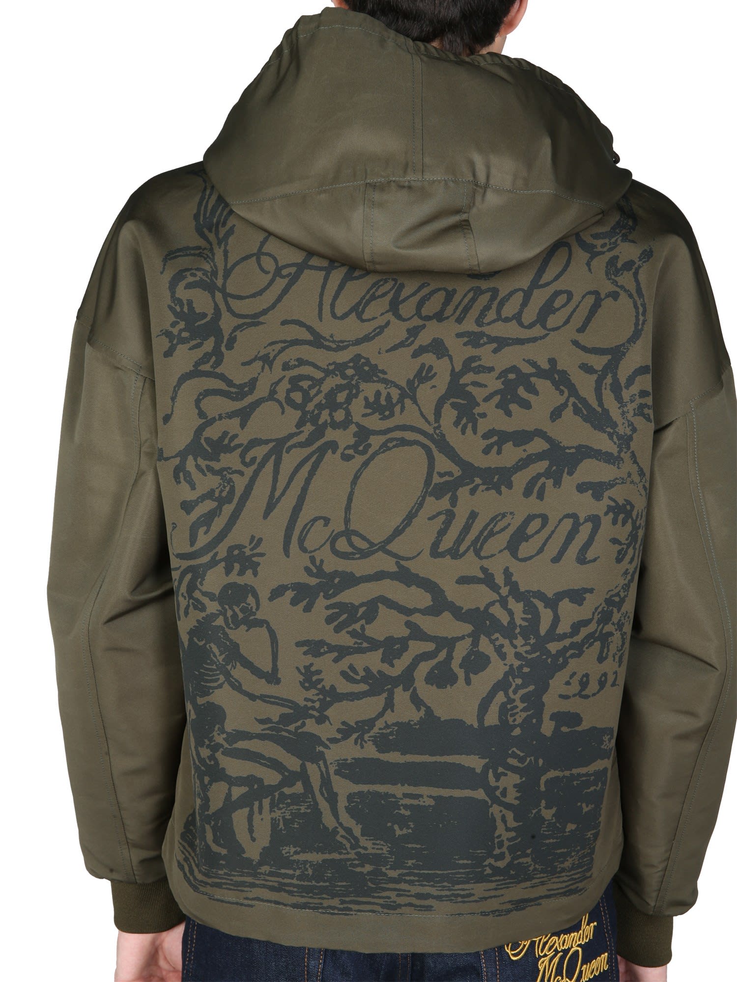 Blake Illustration hooded jacket