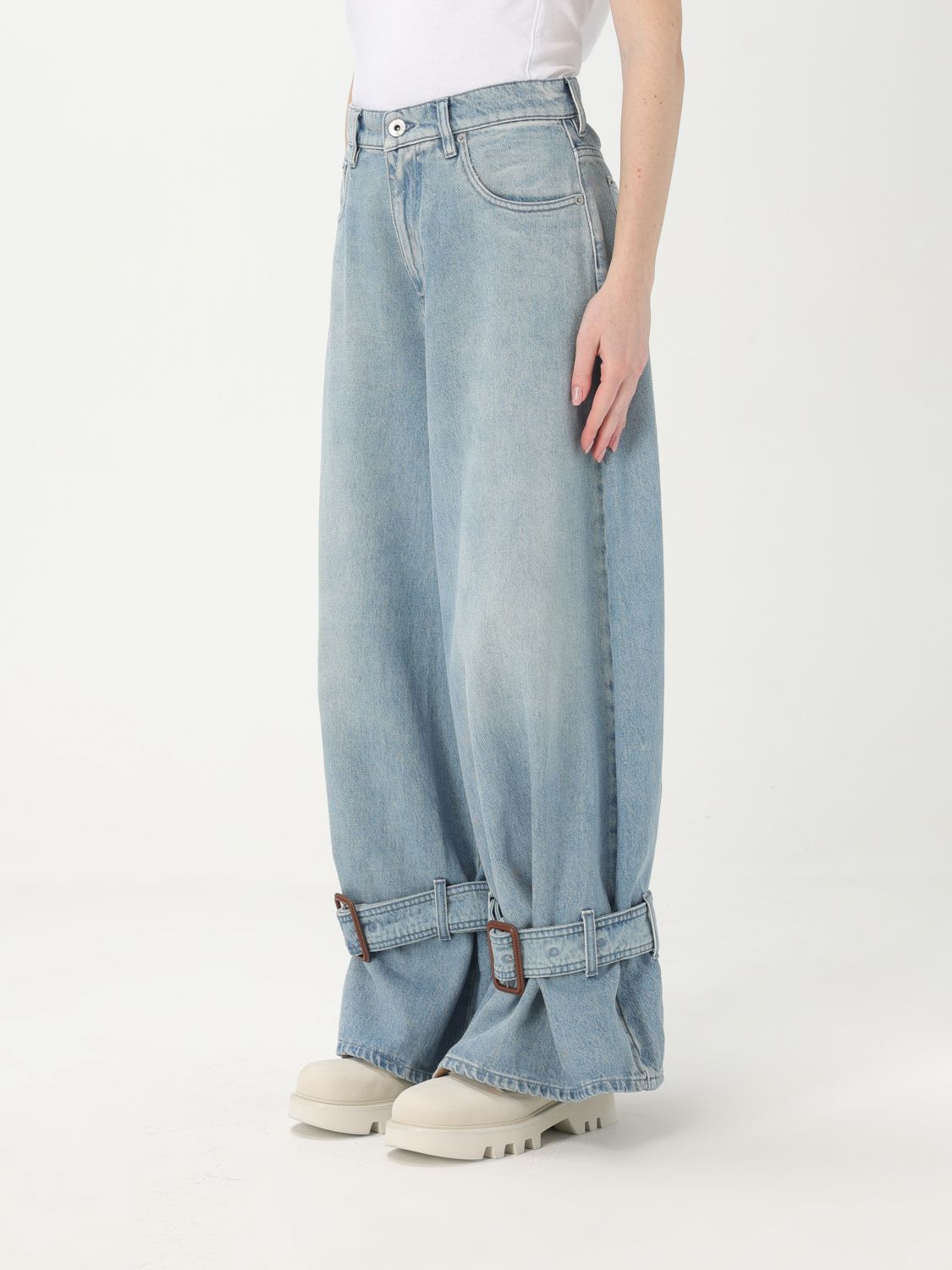 Jeans JW ANDERSON Woman color Stone Washed