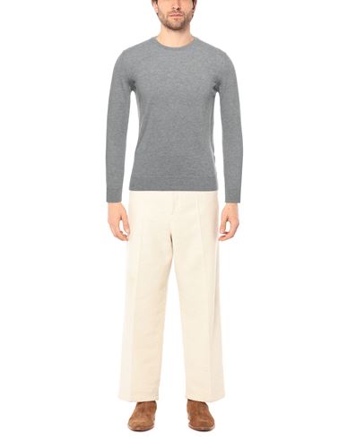 Man Sweater Grey Size 38 Merino Wool
