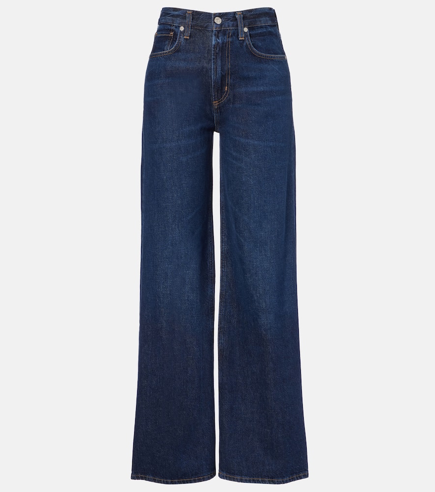 Paloma mid-rise wide-leg jeans