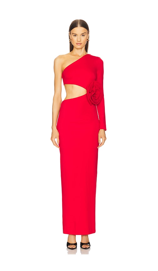 Michael Costello x REVOLVE Llona Gown in Red.  XXS. Also in S
