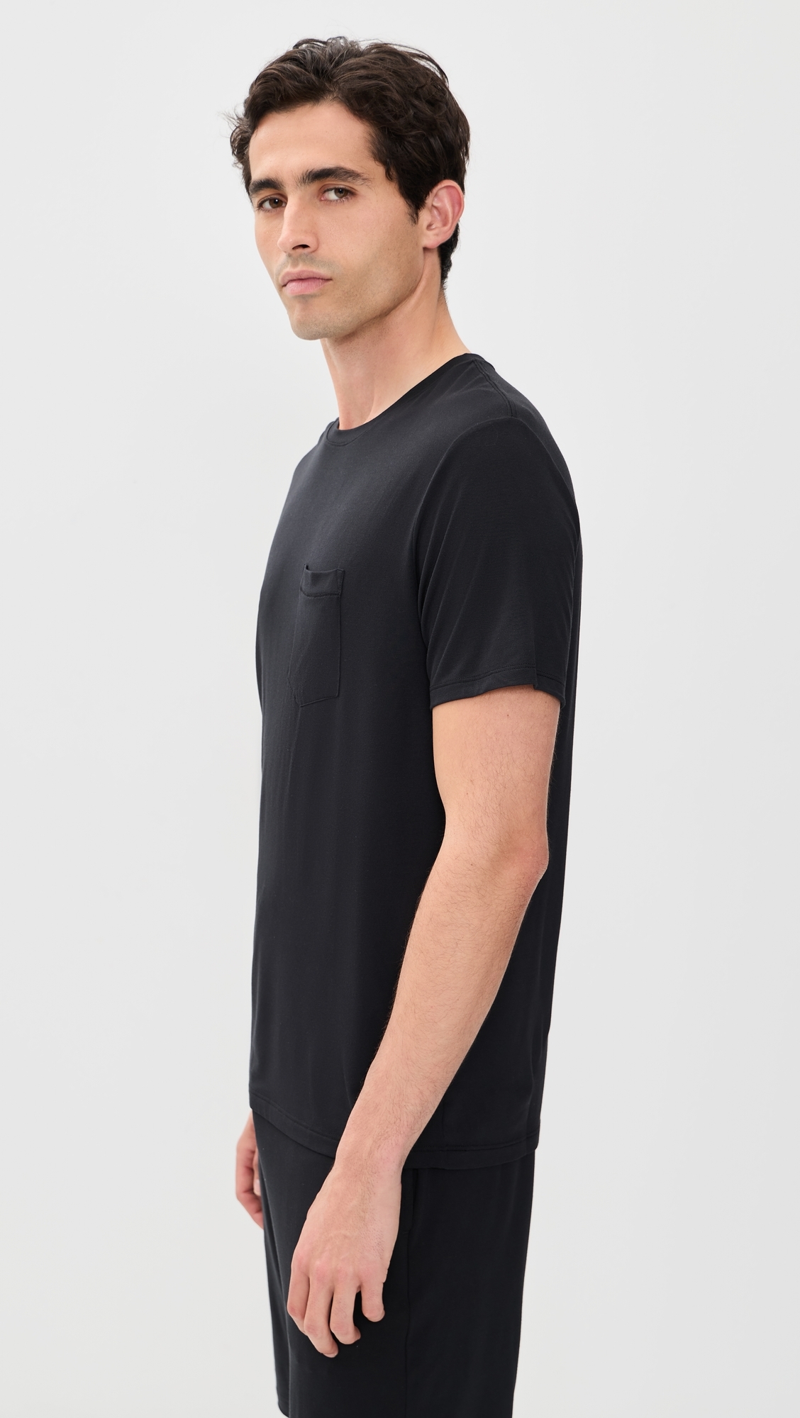 Second Skin Sleep Pocket Tee Black