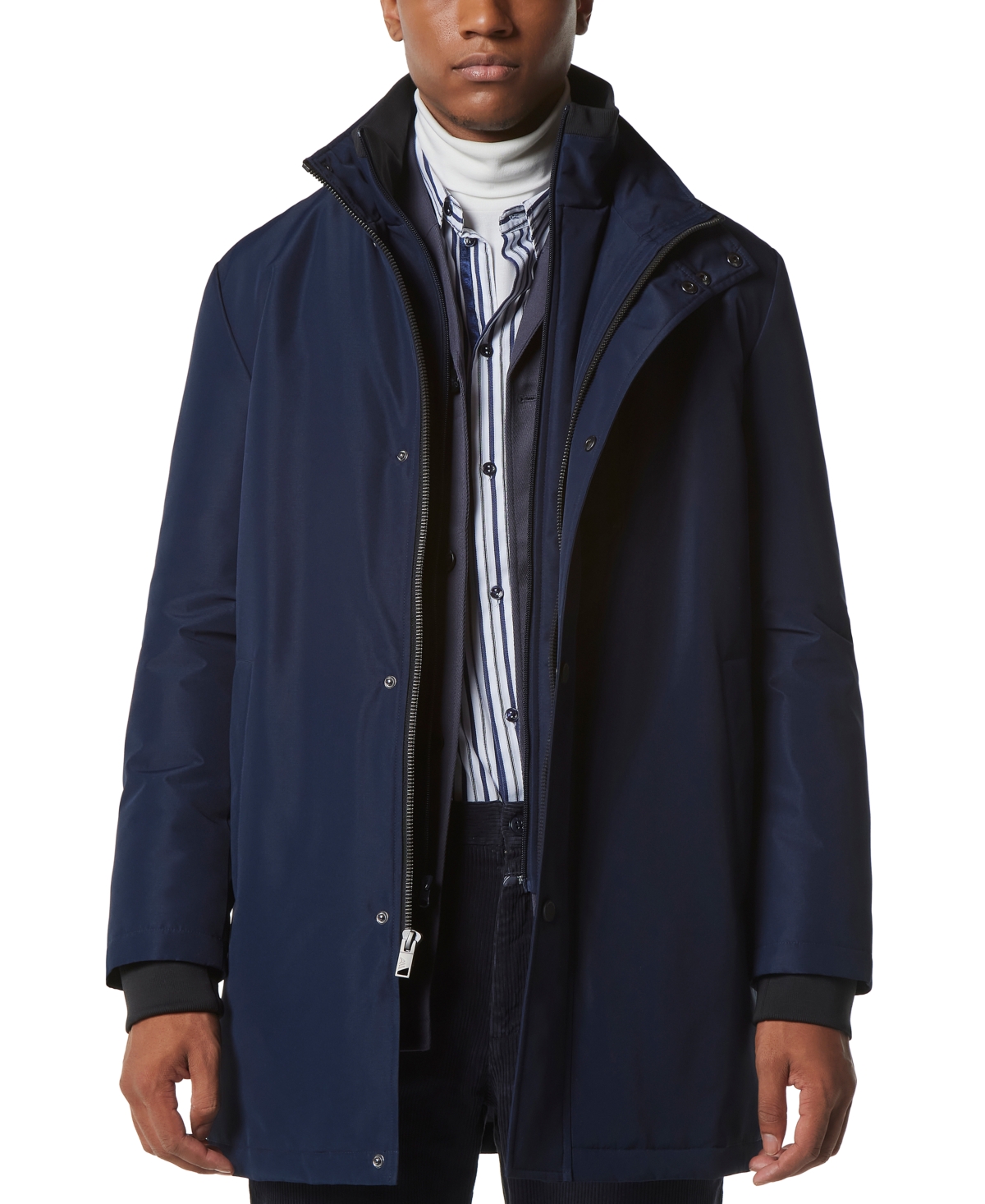 Men's Picton City Rain Car Coat - Ink
