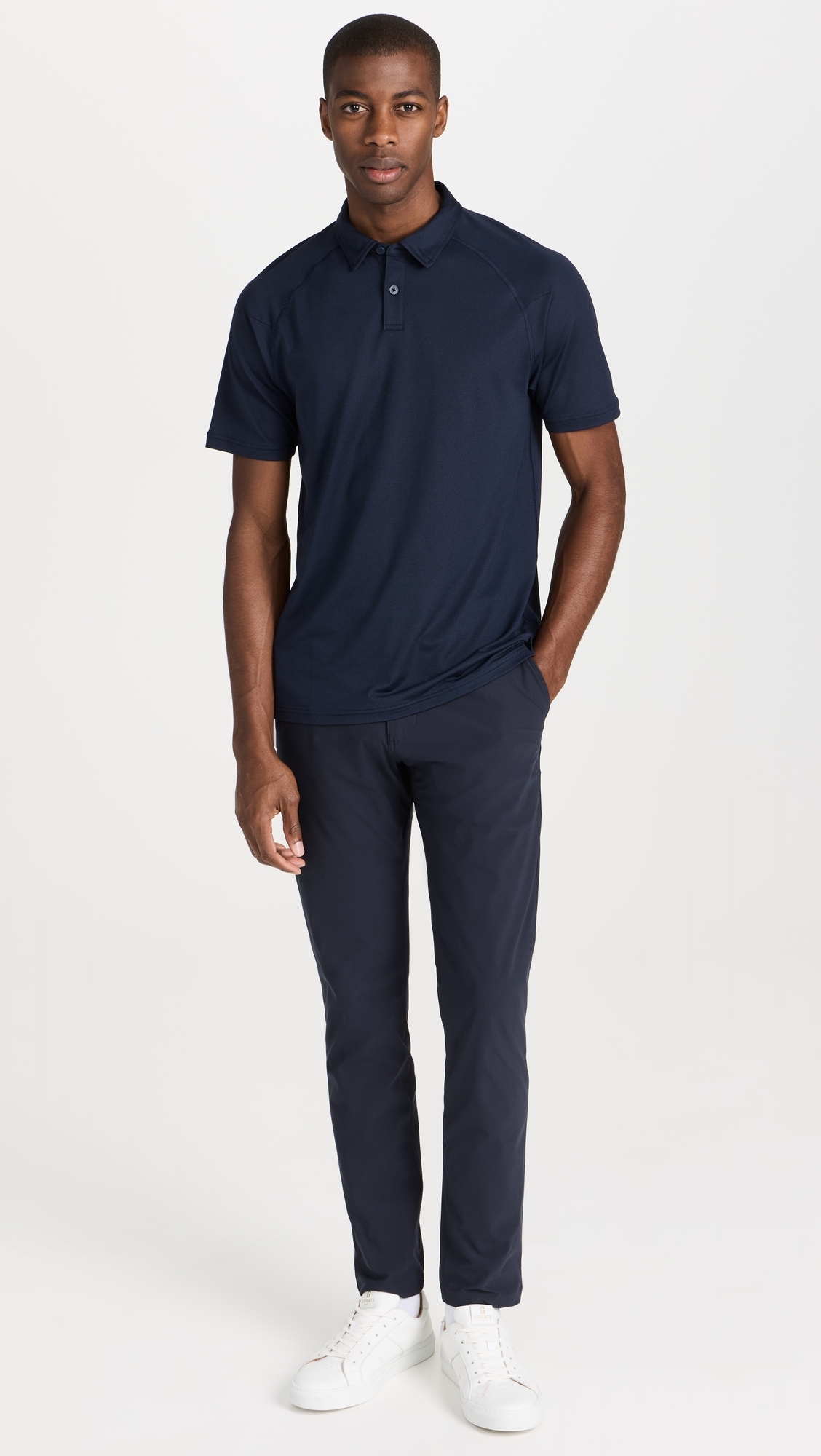 Delta Pique Polo True Navy
