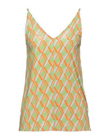 Siyu Woman Top Light green Size 2 Polyamide, Elastane