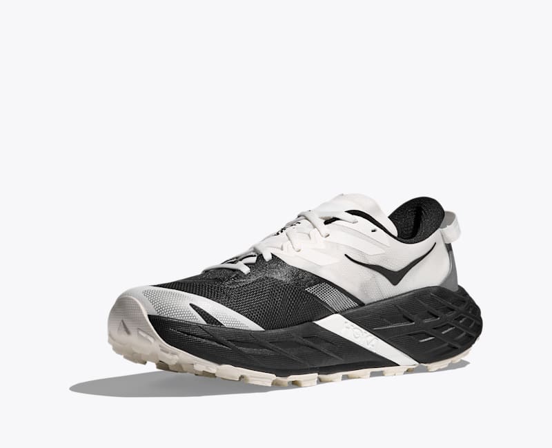 HOKA Women's Speedgoat 7 Shoes in Black/White
